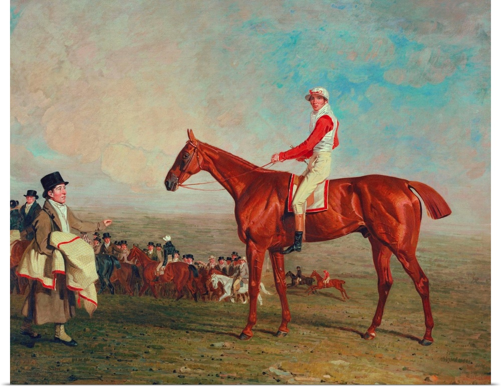 HEH416400 Sam with Sam Chifney, Jr., Up, 1818 (oil on canvas)  by Marshall, Benjamin (1767-1835); 101.9x127.6 cm; Huntingt...