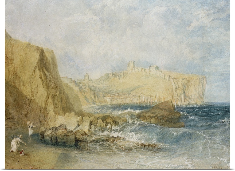 AGN49556 Credit: Scarborough by Joseph Mallord William Turner (1775-1851)Private Collection/ Photo A Agnew's, London, UK/ ...
