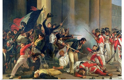 Scene of the 1830 Revolution at the Louvre