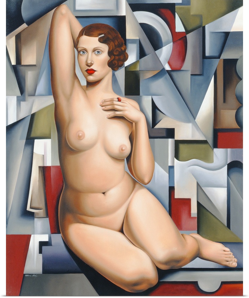 Seated Cubist Nude