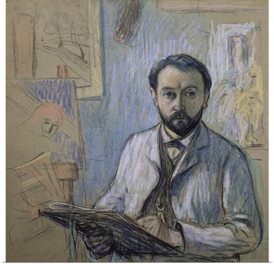 Self Portrait In His Studio, 1889
