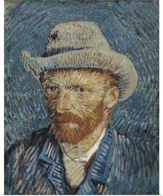 Self Portrait With Felt Hat, 1887-88