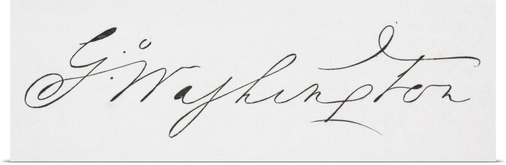 Signature of George Washington