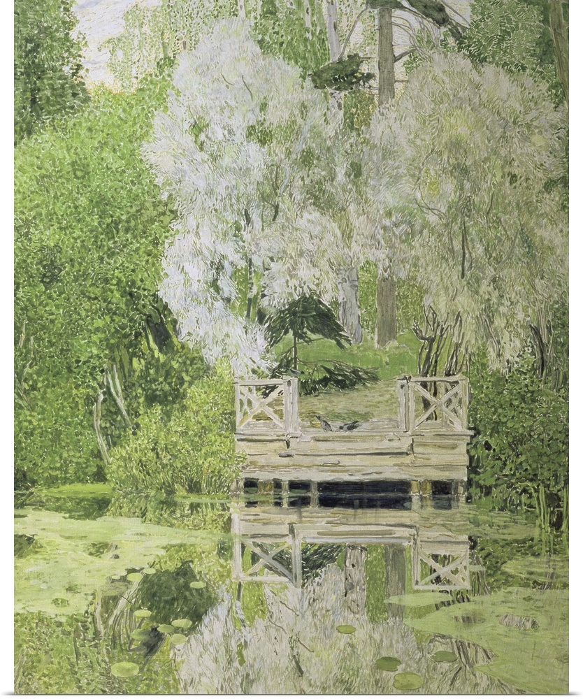 BAL152010 Silver White Willow, 1904 (oil on canvas)  by Golovin, Aleksandr Jakovlevic (1863-1930); Art Museum of Yaroslavl...