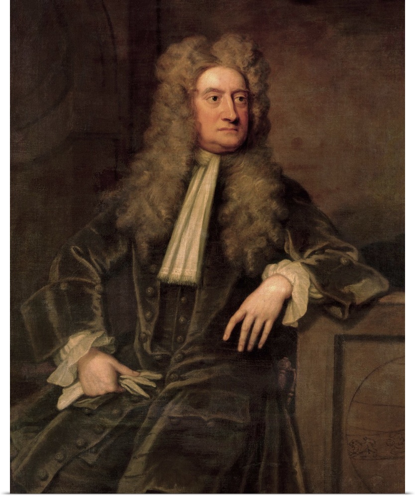 BAL4910 Sir Isaac Newton (oil on canvas)  by Kneller, Sir Godfrey (1646-1723); Petworth House, West Sussex, UK; (add. info...