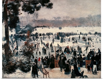 Skaters At The Bois De Boulogne In Paris, 1868