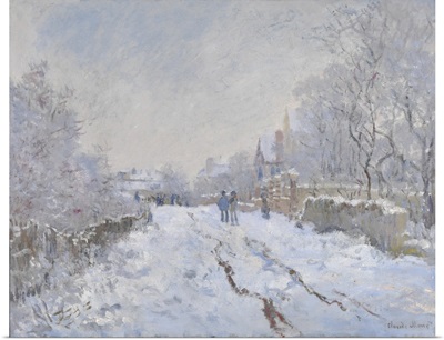 Snow Scene At Argenteuil, 1875