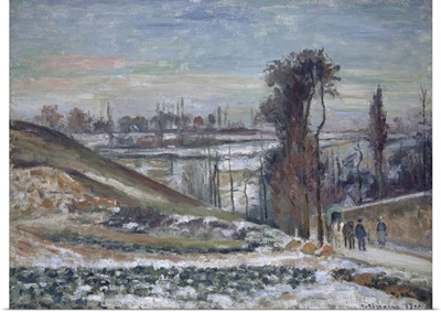Snowy Landscape Near l'Hermitage, 1875