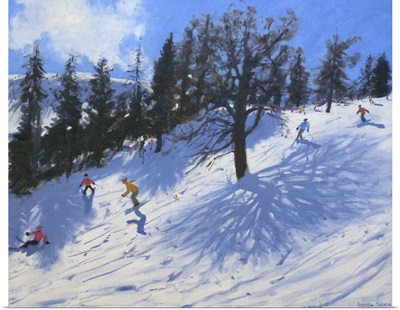 Spring skiers, Verbier, 2010
