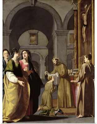 St. Clare Receiving the Veil from St. Francis of Assisi