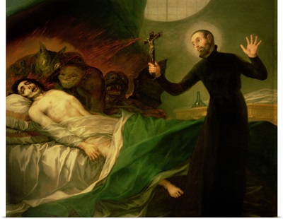 St. Francis Borgia (1510-72) Helping a Dying Impenitent, 1795