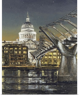 St Paul's and the Millennium Bridge, 2004