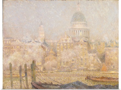 St Paul's From The River, Morning Sun In Winter, 1906-07