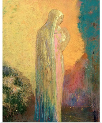 Standing Veiled Woman