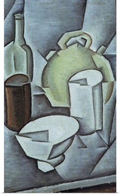 Still Life with a Bottle of Wine and an Earthenware Water Jug, 1911