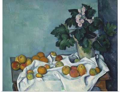 Still Life With Apples And A Pot Of Primroses, 1890