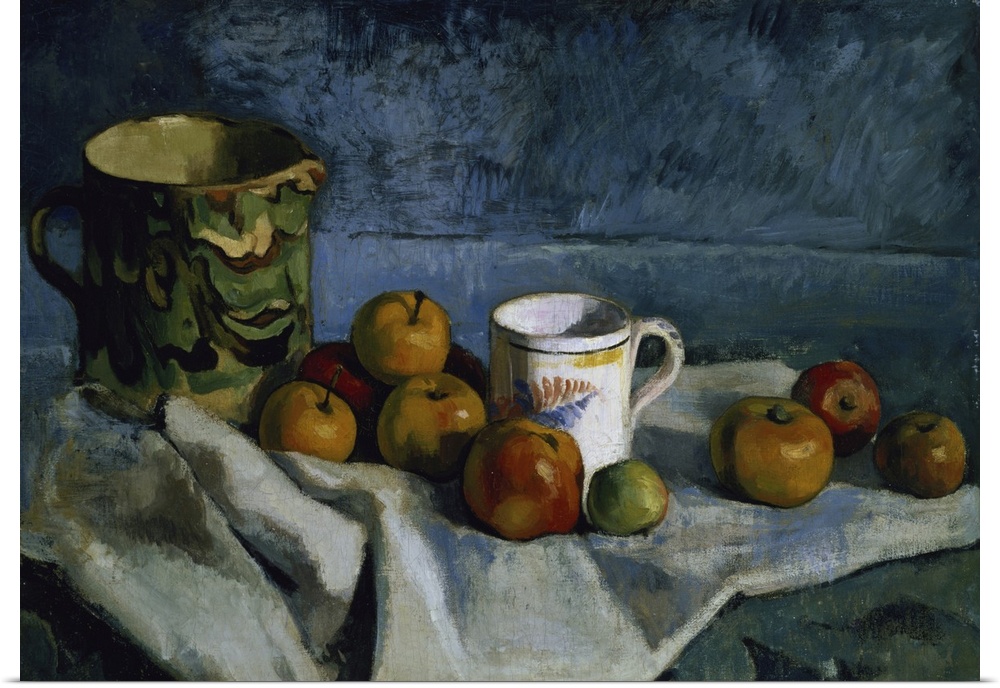 Still Life With Apples, Cup, And Pitcher