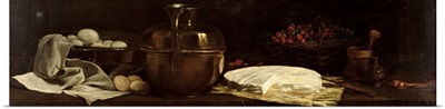 Still Life with Brie, 1863