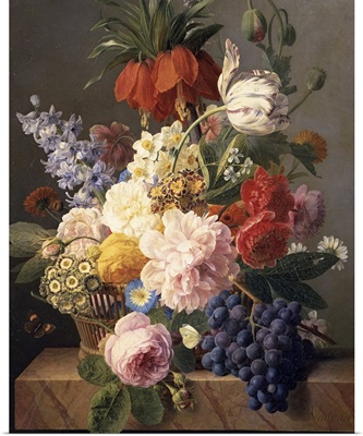Still Life with Flowers and Fruit, 1827