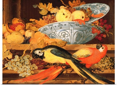 Still Life with Fruit and Macaws, 1622