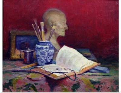 Still Life with Head of Voltaire