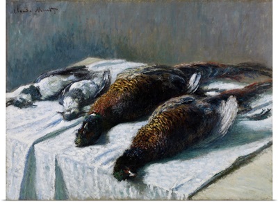 Still life with pheasants and plovers, 1879