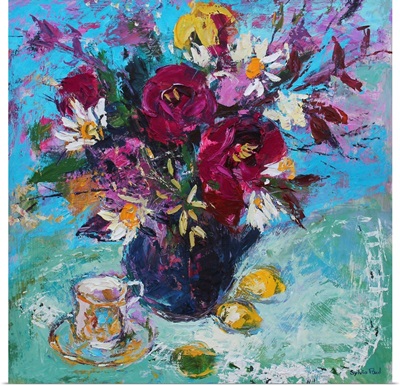Still Life with Tea Cup, 2013, oil on board