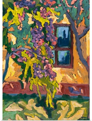 Sunlit Wall with Fruit Tree, 2005