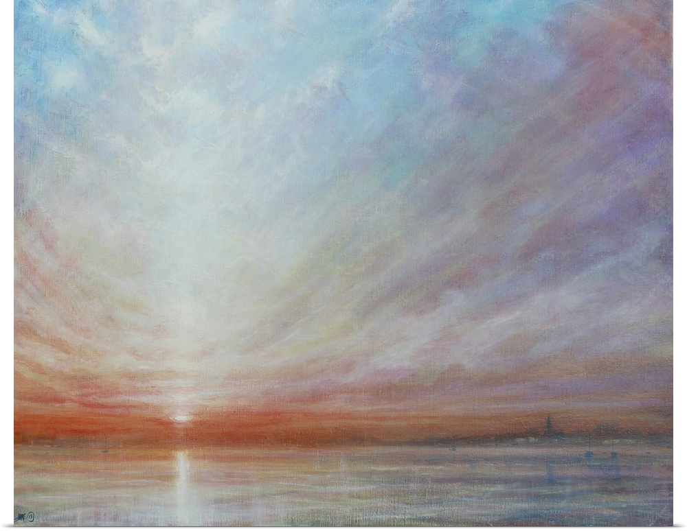 3248471 Sunset at Bosham Harbour by Hare, Derek (b.1945); 107 x 91 cm;  Derek Hare. All rights reserved 2022.

Please note...
