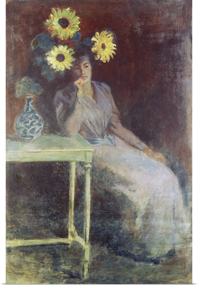 Suzanne With Sunflowers (Suzanne Aux Soleils), 1889