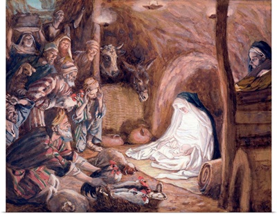 The Adoration of the Shepherds, illustration for 'The Life of Christ', c.1886-94