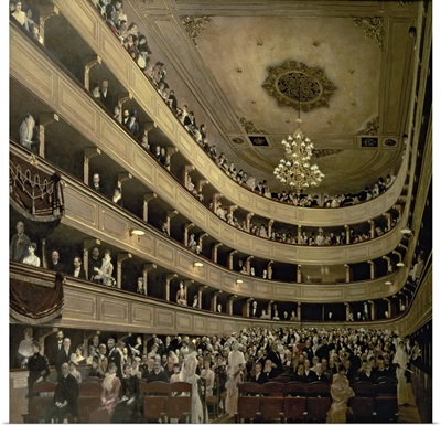 The Auditorium of the Old Castle Theatre, 1888