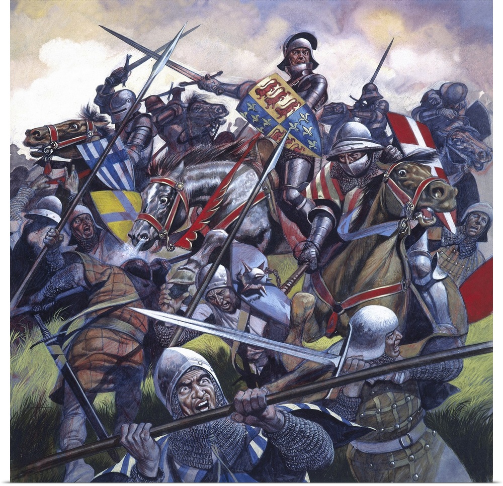 Into Battle: They Fought for England's Crown. The Battle of Bosworth.  The king charged towards the centre of the battle, ...