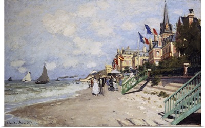 The Beach At Trouville (La Plage A Trouville), 1870