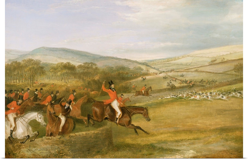The Berkeley Hunt, Full Cry, 1842