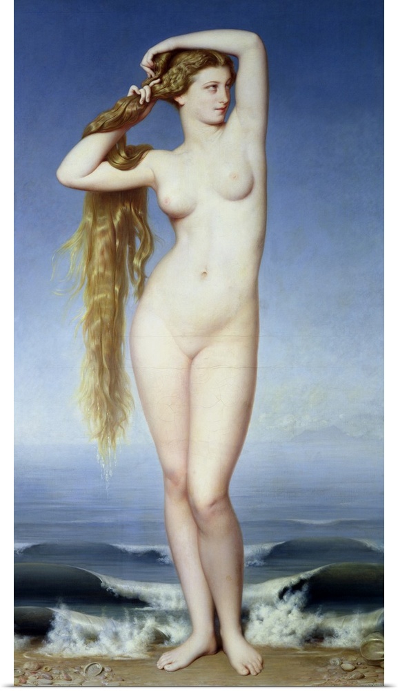 XIL172689 The Birth of Venus (oil on canvas); by Amaury-Duval, Eugene Emmanuel (1808-85); Musee des Beaux-Arts, Lille, Fra...