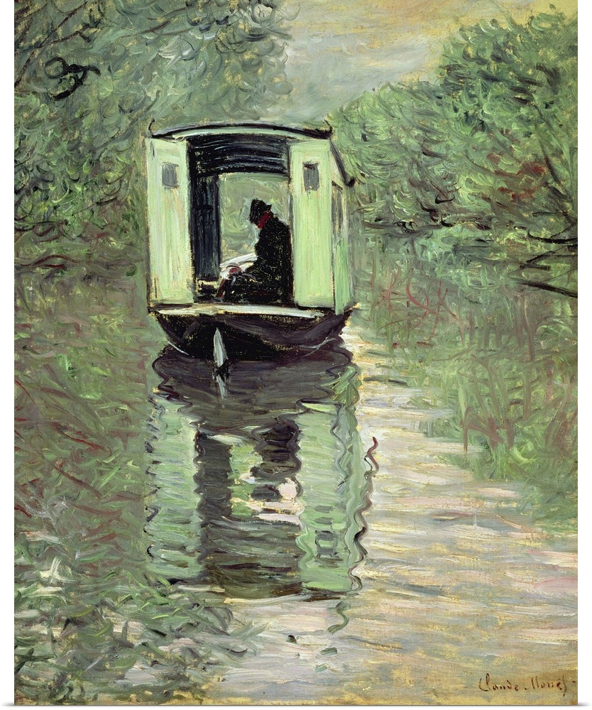 The Boat Studio, 1876 (Originally oil on canvas)