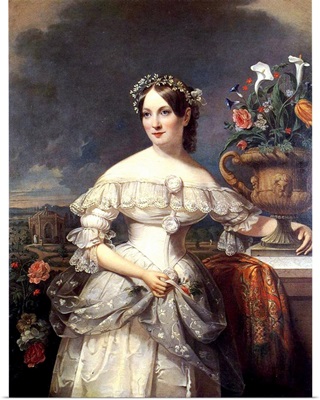 The Bride, Serena Mayer Franklin, 1838 (oil on canvas)