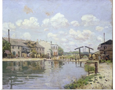 The Canal Saint Martin, Paris, 1872