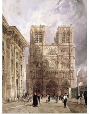 The Cathedral of Notre Dame, Paris, 1836