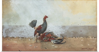 The Cock Fight, 1885