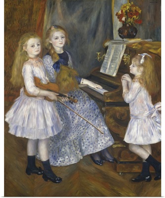 The Daughters Of Catulle Mendes At The Piano, 1888