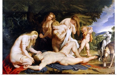 The Death of Adonis (with Venus, Cupid and the Three Graces) c.1614