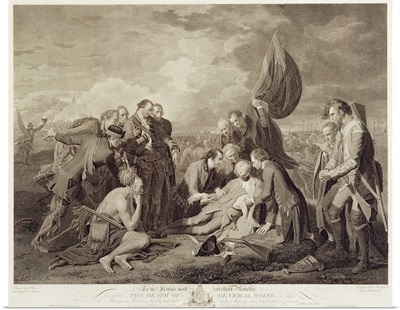 The Death of General Wolfe, engraved by William Woollett, c.1776