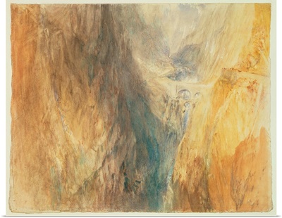 The Devil's Bridge, St. Gotthard, c.1841