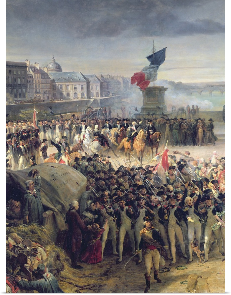 The Garde Nationale de Paris Leaves to Join the Army in September 1792, c.1833-36