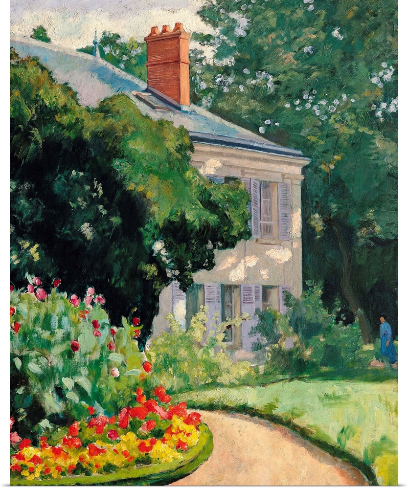 XIR179379 The Garden at Queue-en-Brie (oil on canvas) by Rouart, Ernest (1874-1942)