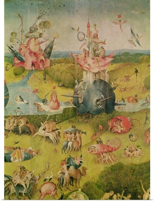 The Garden of Earthly Delights: Allegory of Luxury, central panel of triptych, c.1500