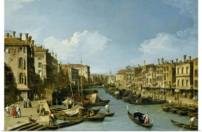 The Grand Canal Near The Rialto Bridge, Venice, 1730