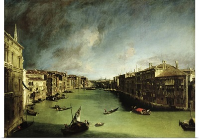 The Grand Canal, View of the Palazzo Balbi towards the Rialto Bridge, 1724